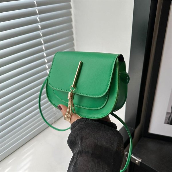 Bolso Cuadrado Simple De Un Solo Hombro Para Mujer Producto Nuevo De Primavera Hermosa Tendencia VersióN Coreana Cubierta De Bolso Personalizada Bolso Bandolera-image