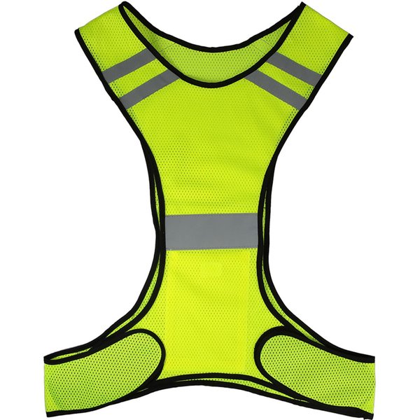 Chaleco Reflectante De Malla Transpirable Y Ligero, Chaleco De Seguridad De Alta Visibilidad, Equipo Para Correr Y Caminar Verde-image