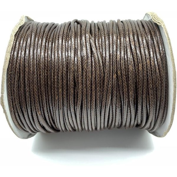 CordóN De AlgodóN Encerado Negro, 0,5Mm, 1Mm, 1,5Mm, 2Mm, Hilo Encerado, Correa, Collar, Cuerda Para FabricacióN De Joyas 2.0-5Meter-image