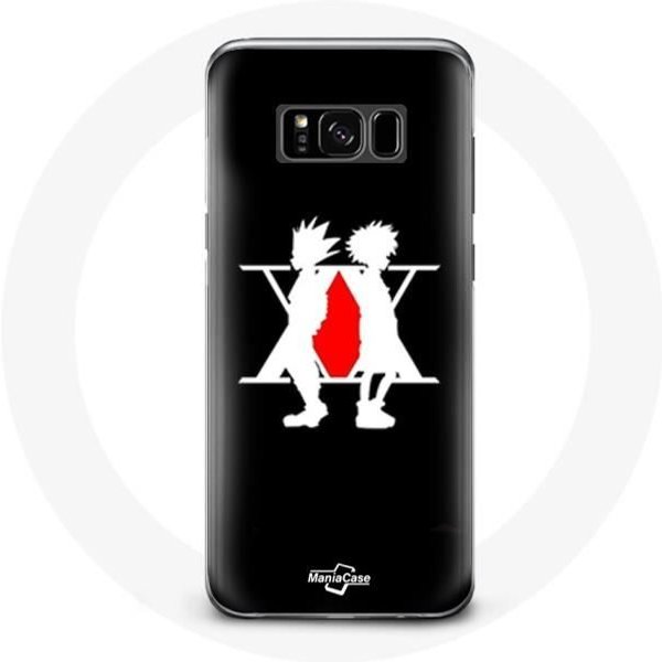 Funda Para Samsung Galaxy S8 Hunter X Hunter Logo Manga Fondo Negro-image