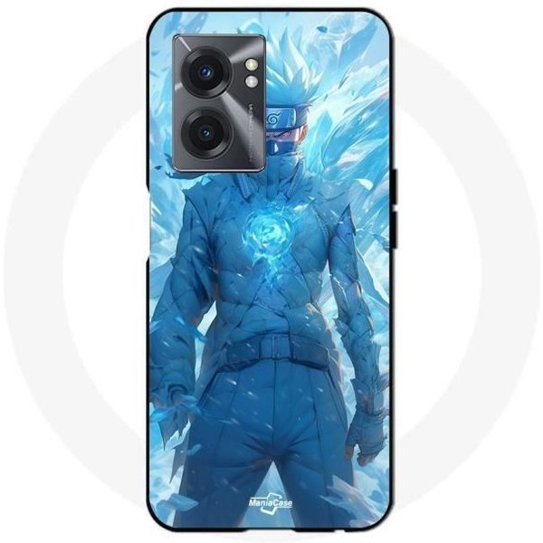 Coque Maniacase Pour Realme V23 Kakashi Hatake Naruto Anime Negro-image
