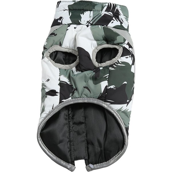 Chaleco CáLido Para Perro Suave Reflectante Cortavientos Impermeable Chaqueta De Invierno Gruesa Para Perro Mascota Mediana Grande XL Gray-image