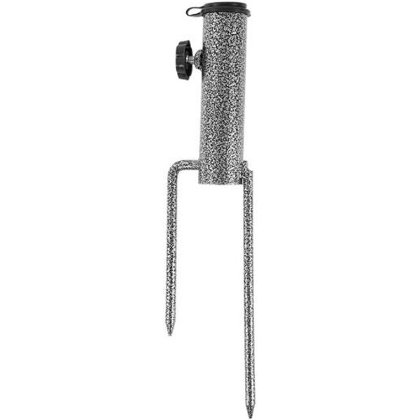 Soporte Para Sombrilla De Patio, Estaca De Tierra, Ajustable, Resistente, De Metal, Para Exteriores, JardíN, Playa, Sombrilla, Base De Soporte Para Asta De Bandera, Accesorios Para Sombrilla Negro-image
