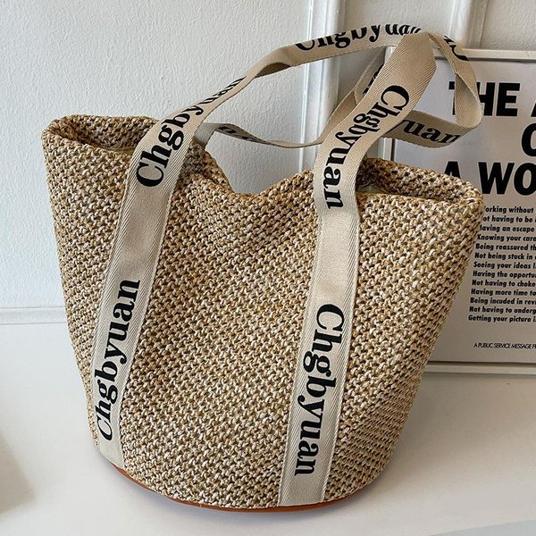 Bolso Trenzado Bolso Tote De Mano Nuevo Para Mujer Para Trabajo Desplazamientos Bolso De Hombro-image