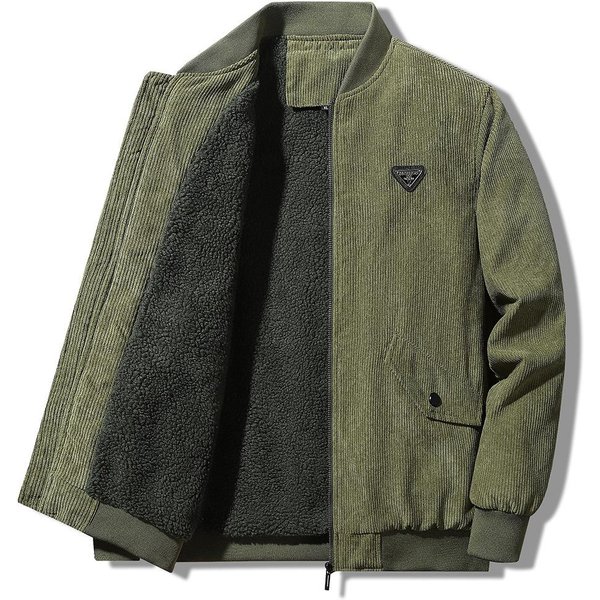 Ropa De OtoñO E Invierno, Ropa Acolchada De AlgodóN Apilada Y Engrosada, Ropa Exterior Suelta E Informal Para Hombres De Mediana Edad 5XL-image
