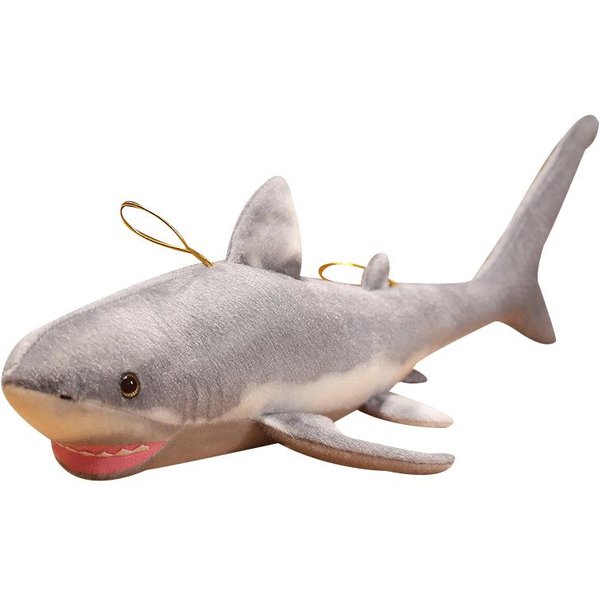 60-140 Cm Kawaii Rekin BiałY Pluszowa Zabawka Rekin Poduszka Pluszowe Zabawki Anime Prezent Lalka Dla Dziecka Dzieci Zabawki 90-100Cm-image