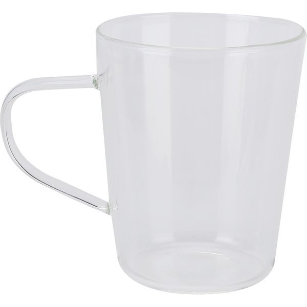 Taza De Leche De 380 Ml Vidrio De Borosilicato Alto TéRmico FáCil De Limpiar Taza De Vidrio Para Cocinas Hoteles Café Transparente-image