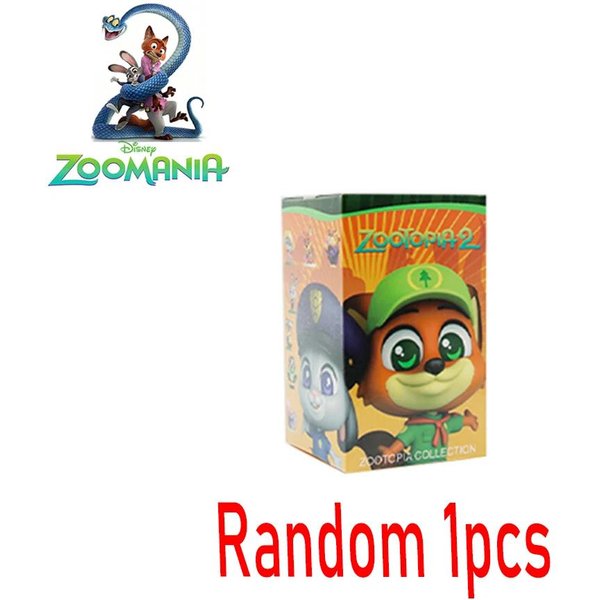 2026 Oryginalny Zootopia2 PudełKo Niespodzianka Uroczy Nick Judy Model Akcji Tajemnicze PudełKo Figurki Anime Kolekcja KreskóWkowa Model Zabawki-image