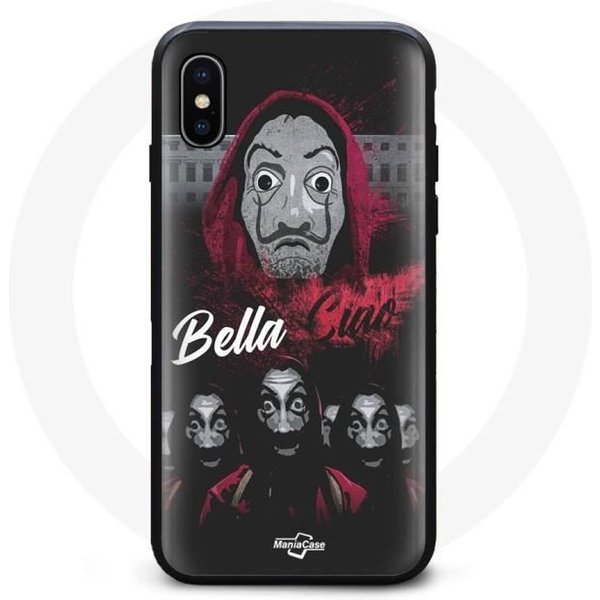 Funda - La Casa De Papel - Iphone XS Max - Flexible - Negra - DiseñO Inspirado En La Serie-image