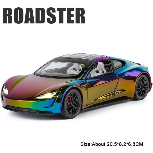 1:24 Roadster Lp770 Galwanizowany Super SamochóD Zabawka Modele Stop Metal Diecast Kierowanie Przednim KołEm DźWięK ŚWiatłO Pull Back Prezent ŚWiąTeczny-image