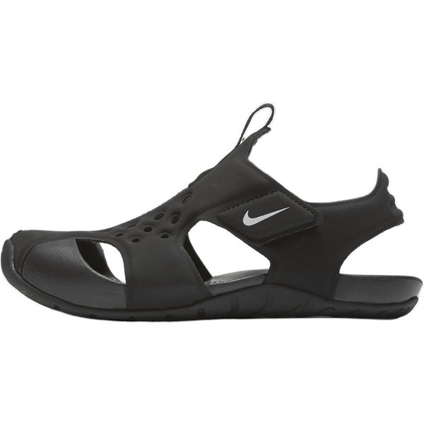 Sandalias Nike Sunray Protect 2 Antideslizantes Resistentes A La AbrasióN Sandalias Infantiles Negras NiñOs De 3 A 7 AñOs 943826-001 28-image