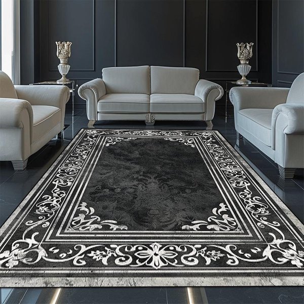 Luksusowe ZłOte DużE Dywany Do Salonu Europa Ameryka Dekoracja Dywanowa Do Holu Willi Dywanik Pod Kanapę AntypośLizgowy Mata Pod Stoliki Kawowe 80*120Cm-image