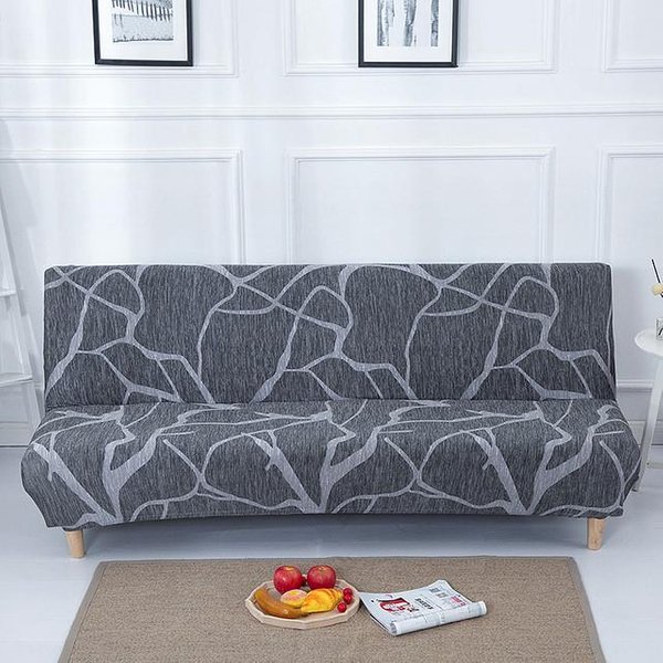 Elastyczny Pokrowiec Na RozkłAdaną Sofę All -Inclusive Pokrowiec Na SkłAdaną Kanapę Dopasowany Pokrowiec Na Sofę Bez PodłOkietnikóW Copridivano Funda Sofa Do Domu S 120-150Cm-image