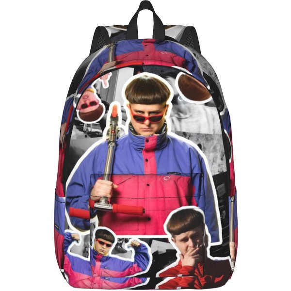 DEP Oliver Tree 1993-2026 Mochila Casual Deportiva Estudiante Trabajo Daypack Para Hombres Mujeres Bolsas De Lona Para PortáTil 15 Inches-image
