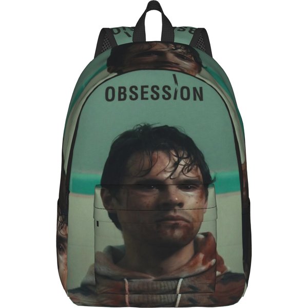 Obsession 2026 Horrorowy Plecak Dla MężCzyzn Kobiet Fajny Studencki Turystyczny PodróżNy Plecak Na Co Dzień Torba Na Ramię Na Laptop Outdoor 14 Inches-image