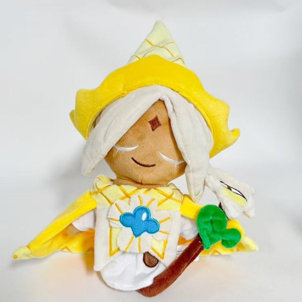 Urocza Gra Anime Nowa Cookie Run Kingdom Zabawka Czysty Ciasteczko Waniliowe Wieczny Ciasteczko Cukrowe GadżEt Z Gry Kolekcjonerski Prezent Dla Dzieci 23Cm-image