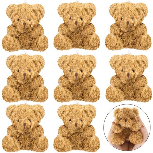 10-30 Piezas Mini Osos De Peluche Oso PequeñO Animal De Peluche Juguetes Oso PequeñO Peludo Oso Suave MuñEco De Peluche Para Regalos De CumpleañOs Recuerdos De Fiesta 30 PCS-image