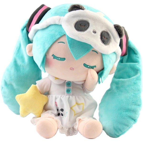 30Cm Lalka Do Spania Hatsune Miku Panda Hatsune Miku Pozycja StojąCa Miku KreskóWka Pluszowa Lalka Hatsune Produkt Poboczny BożE Narodzenie Uroczy Prezent-image