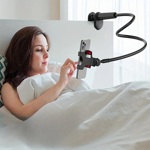 Soporte Para TeléFono MóVil Giratorio 360 Grados Base Soporte Perezoso Clips Para TeléFono MóVil Soporte De Mesita De Noche Para Tableta Soporte Perezoso De Cama 75Cm Phone Holder-image