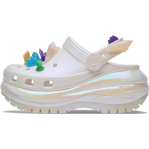 Crocs Mega Crush Clog EVA Zuecos CóModos VersáTiles Zuecos Unisex Beige 209516-90H 39-40-image