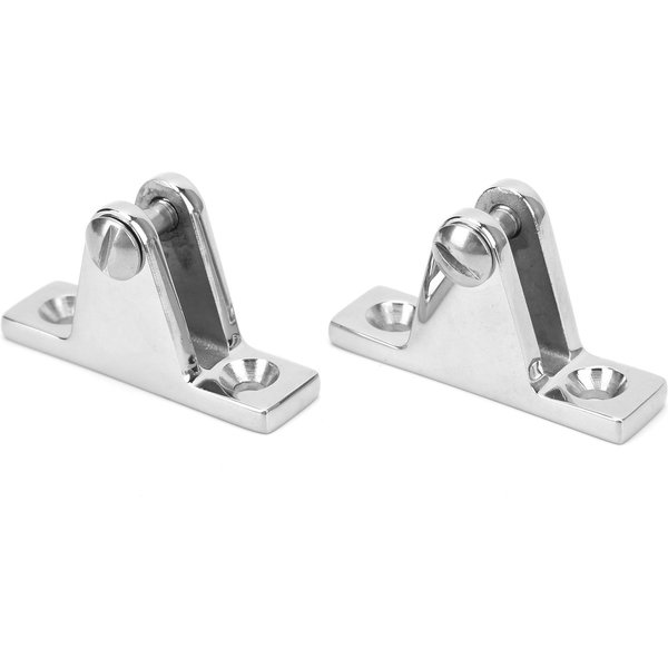 2 Piezas Toldo Bimini 90 Grados Bisagra De Cubierta Acero Inoxidable 316 Alta Resistencia Montaje De Bisagra De Cubierta Para Barco Marino-image