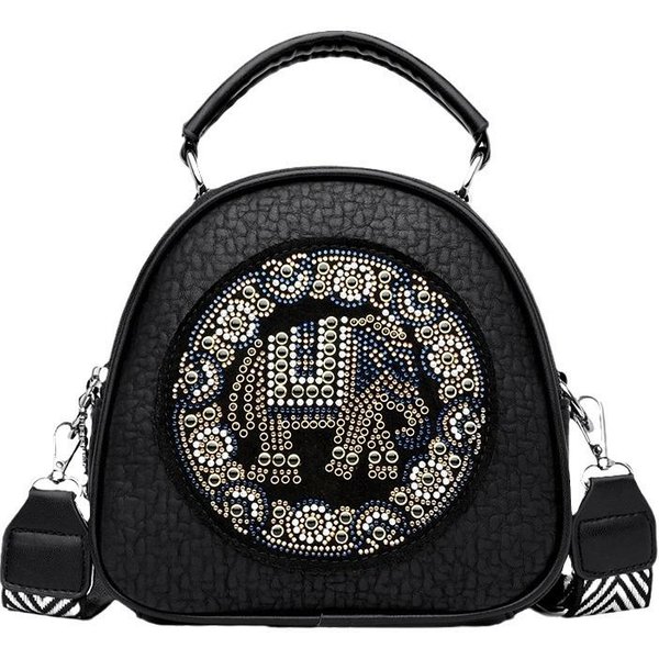 Bolso Con Remaches De Elefante Estilo Chino Para Mujer Verano VersáTil Bolso Para TeléFono MóVil Cruzado Nuevo DiseñO De Nicho Bolso De Hombro Para Mamá-image