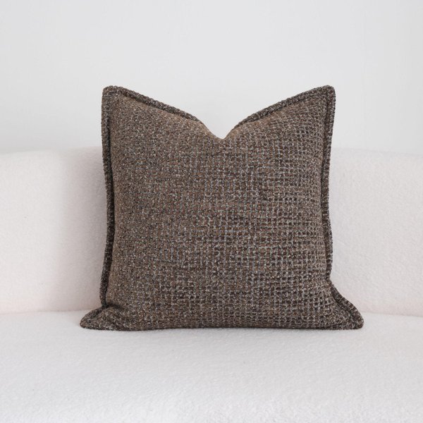 Funda De CojíN Decorativo FrancéS 30X50/45X45CM Bordes Prensados Simples Funda De CojíN Lumbar DecoracióN Hogar Funda De Almohada Decorativa 45X45Cm-image