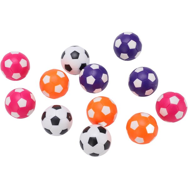 12 Piezas Multicolor FúTbol De Mesa Interior Juego De FúTbol De Mesa Repuesto Juego De Mesa Pelota De FúTbol-image