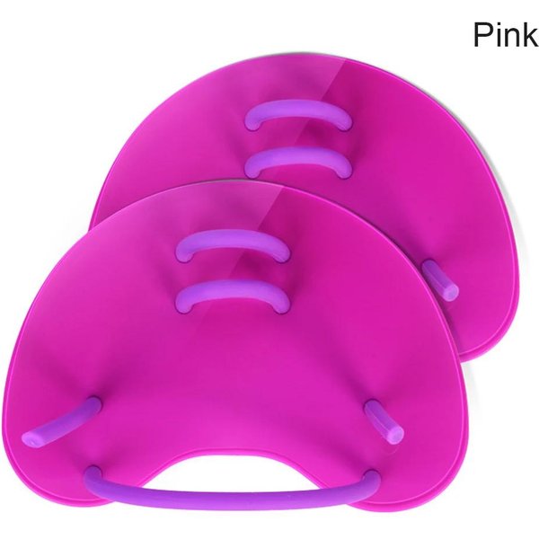 Paletas De Mano Para NatacióN Aletas Ajustables Adultos NatacióN Piscina Deporte Entrenamiento Profesional Dedo Mano Guantes Paletas Equipo-image