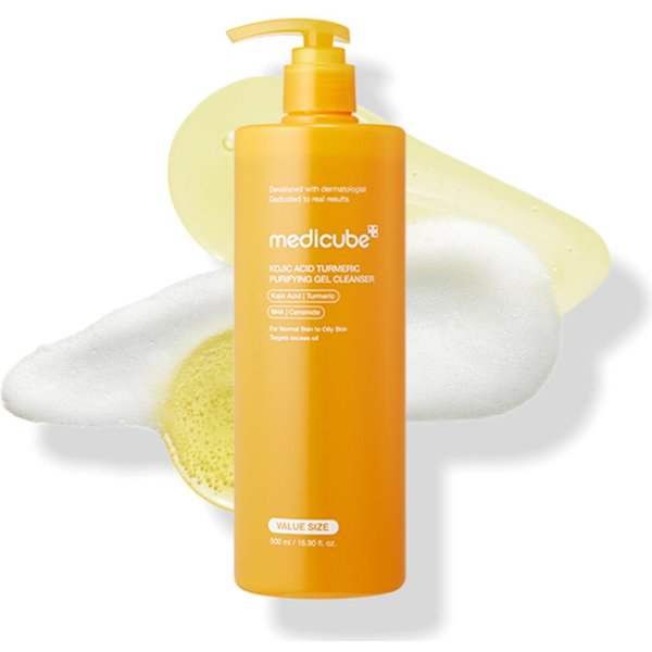 Medicube Limpiador En Gel A Espuma Con ÁCido KóJico Y CúRcuma 500Ml 500Ml Beige-image