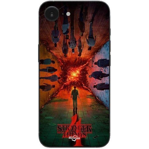 Etui Maniacase Na Iphone 16E Seria Stranger Things Billy Czarny-image