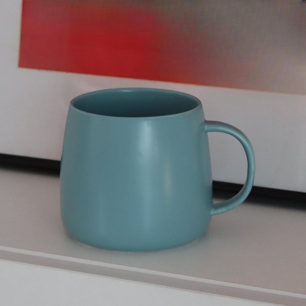 Taza Mate Personalidad Creativa Taza De CeráMica Hogar Taza De Barriga Grande Oficina Taza De Agua De Gran Capacidad Taza De Regalo Souvenir 301-400Ml-image