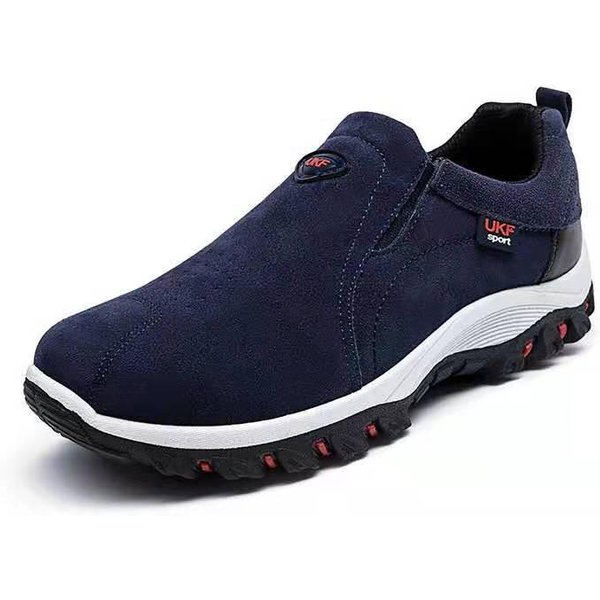 Zapatos Informales Para Hombre, Zapatillas De Deporte Para Caminar Al Aire Libre, Mocasines, Zapatos CóModos Para Hombre, Calzado Ligero De Talla Grande 43 Black-image