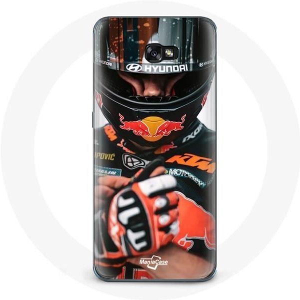 Funda - Maniacase - Samsung Galaxy A3 2017 - Miguel Oliveira Moto GP - Suave - Negra Negro-image