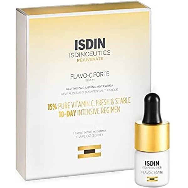 Isdin Isdinceutics FLAVO-C Forte, SéRum Facial Antioxidante Con 15% De Vitamina C Pura Y Fresca, Vitamina E Y áCido-image