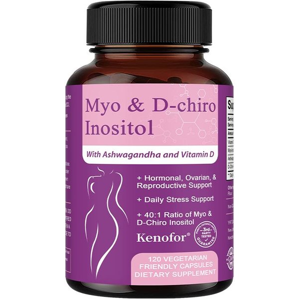 Suplemento De Mio-Inositol, Con Vitamina D3, D-QuiróPtero-Inositol, 120 CáPsulas Por Botella 120 Capsules-image