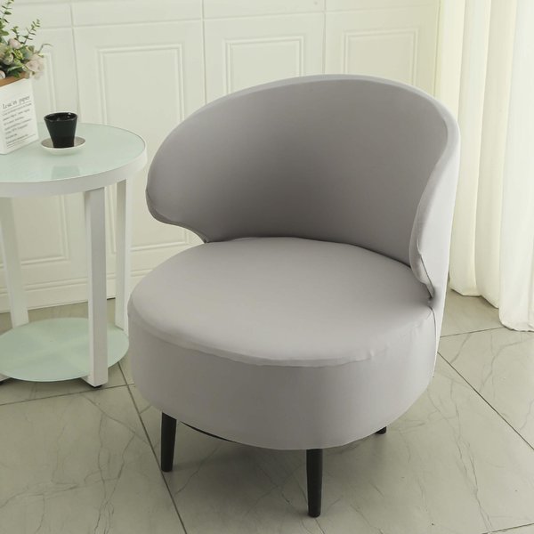 Funda EláStica PequeñA Para Silla Funda Para Silla De Oficina Funda Para Asiento Funda Para Asiento De Silla De Ordenador Funda Para Asiento De Silla De Ordenador De Jefe Funda Universal Para Silla Giratoria 35 Cm-image