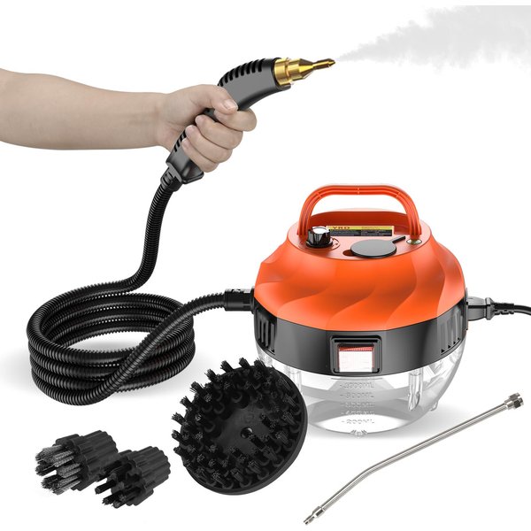 Limpiador A Vapor PortáTil De 2500W, MáQuina De Limpieza A Vapor Presurizada De Alta Temperatura Con EU Plug-image