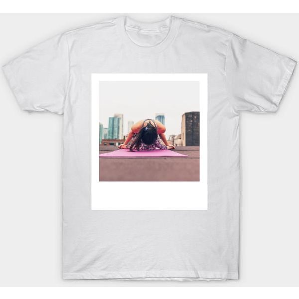 Camiseta Mujer Paz MeditacióN Yoga RelajacióN Idea De Regalo Estampado Harajuku Kawaii Camiseta Verano Manga Corta Camiseta De Mujer Top 4XL Blanco-image