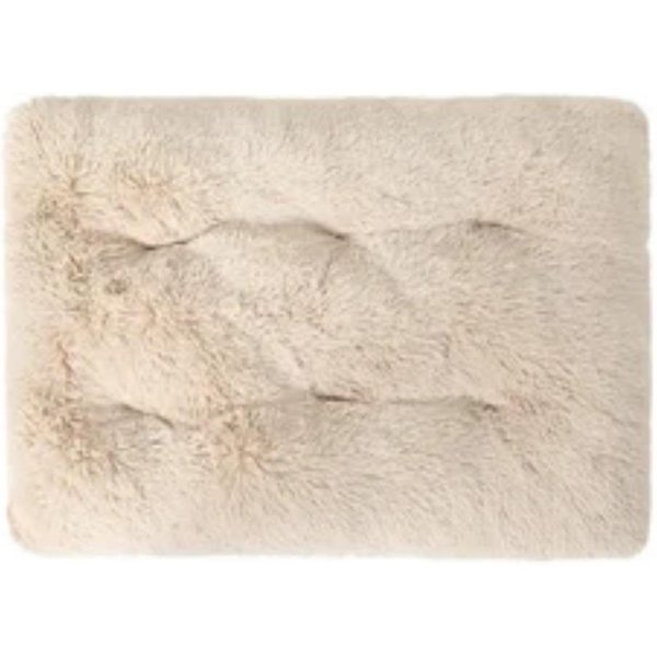 Produkt Dla ZwierząT Wodoodporne AntypośLizgowe Futrzane Legowisko Dla Psa Mata PodróżNa Koc Dla Kota Legowisko Dla Psa Buda Dla Psa Legowisko Dla ZwierząT 50X35Cm Beige-image