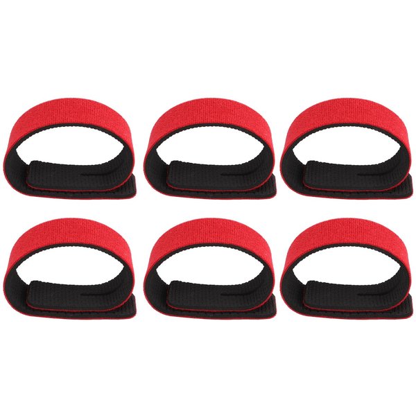 10 Piezas De Correas EláSticas Para CañA De Pescar, Bridas Para Aparejos De Pesca, Cables Para Cebo, CañA De Pescar, Spinning Y Mosca. Black-image