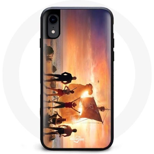 Funda - One Piece - Iphone XR - Flexible - Blanca - Mixta-image
