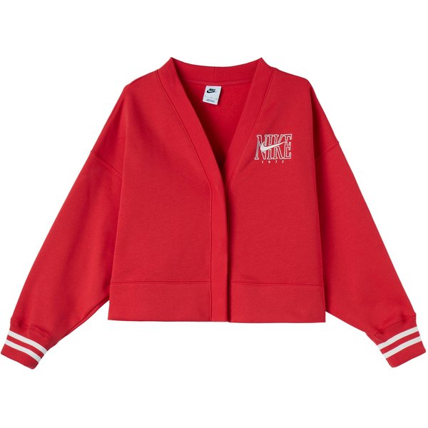 Nike Sportswear Wygodna Modna Wszechstronna Kurtka Z DłUgim RęKawem Kurtka Damska Czerwona HJ0947657 XS Red-image