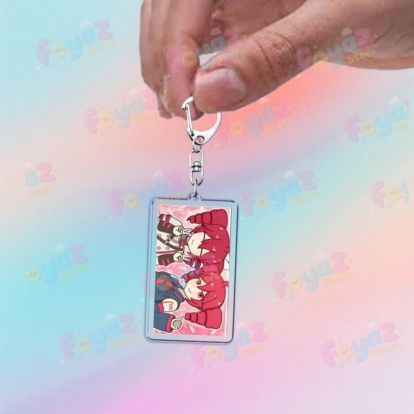Urocza Dziewczyna Anime Kasane Teto Breloczek Akcesoria Torba Kawaii Manga Brelok ŁAńCuszki BiżUteria Fani Przyjaciele Prezenty Urodzinowe White-image