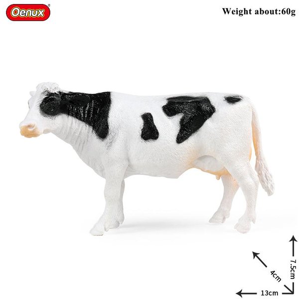 Oenux Zoo World Animal Salvaje LeóN Ciervo Tigre Elefante Modelo Figuras De AccióN Granja Cabra Caballo Vaca PVC Educativo Lindo Juguete Para NiñOs-image