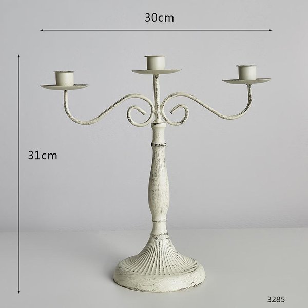 Portavelas De Metal Estilo NóRdico Candelabro Centros De Mesa Portavelas De Camino Boda DecoracióN De Navidad Regalo De Amor Gray-image