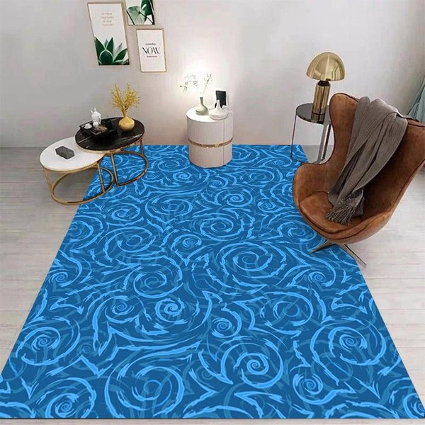 Prosty Dywan KreskóWkowy Salon Sypialnia Kuchnia Stół Sofa Dywanik Na Balkon AntypośLizgowa Zmywalna Mata Wykwintne Ozdoby Domowe 60*90Cm-image