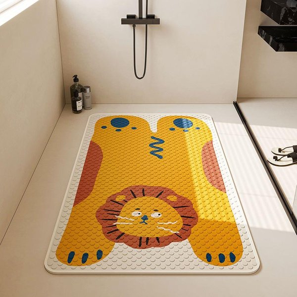 Alfombrilla Antideslizante Para BañO Inodoro Inodoro Ducha Impermeable Y De CaíDa Alfombrilla Para BañO De Bebé NiñOs Alfombrilla Para Pies 40*70Cm-image