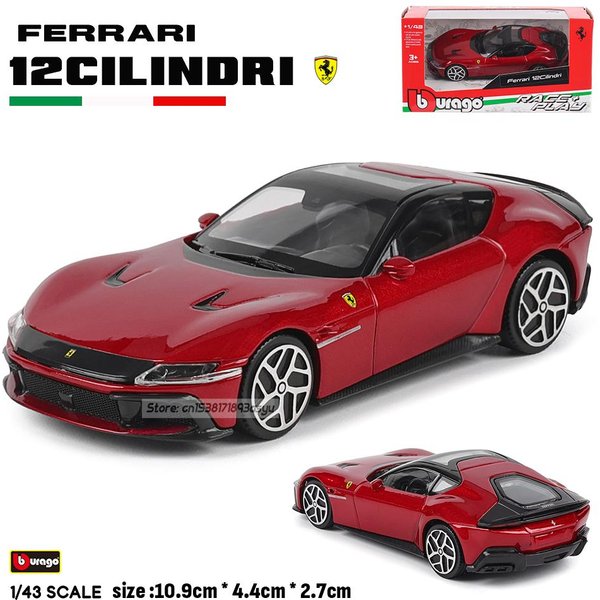Bburago 1:43 ColeccióN Ferrari MúLtiples Estilos Purosangue Sp2 250 458 488 AleacióN VehíCulo De Lujo Modelo De Coche Diecast ColeccióN De Juguetes-image