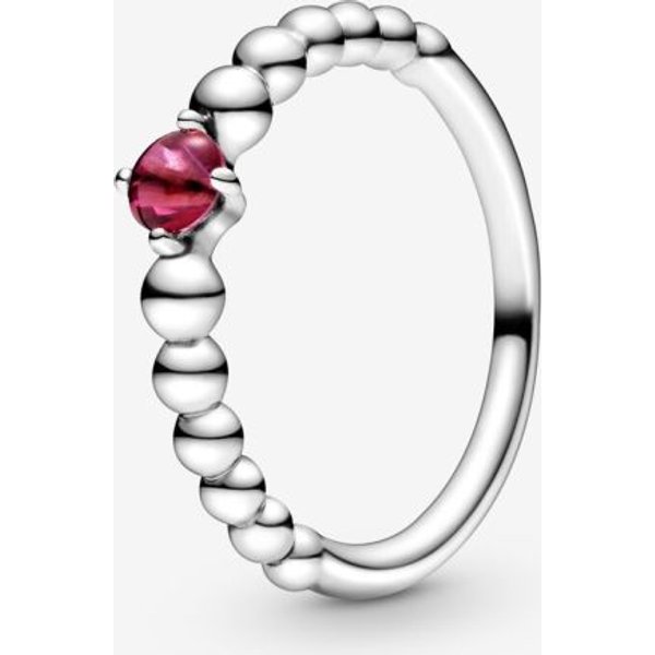 Anillo De Plata De Ley 925 Con Cuentas De Colores Para Mujer, Anillo De Marca De Plata 925, JoyeríA En 12 Colores. 9 White-image